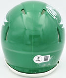 DESEAN JACKSON AUTOGRAPHED EAGLES 2023 KELLY GREEN MINI HELMET BECKETT 243640