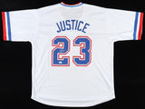Dave Justice Signed Atlanta Braves Jersey (JSA COA) 1995 World Series Champion