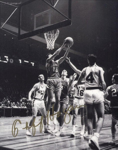 Cliff Hagan Autographed Signed 8x10 Photo St. Louis Hawks SKU #244790