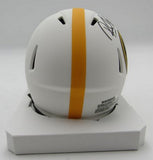 Rocky Bleier HOF Signed/Inscr Mini Eclipse Helmet Steelers Beckett Witness 91561