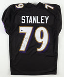 Ronnie Stanley Signed Baltimore Ravens Jersey (Beckett) 2016 1st Rnd. Draft Pick