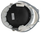 Cowboys Michael Irvin Signed Silver Full Size Speed Rep Helmet W/ Case BAS Wit