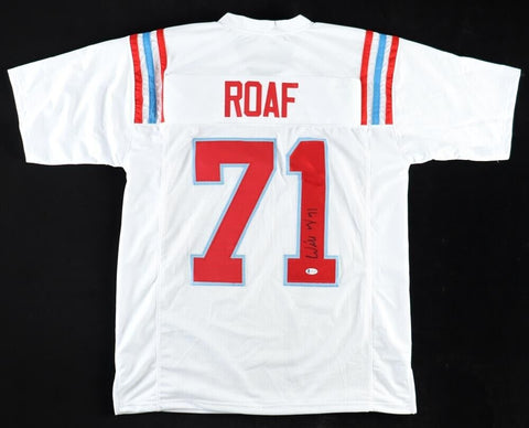 Willie Roaf Signed Louisiana Tech Bulldogs Jersey (Beckett COA) Saints / Chiefs