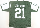Chris Johnson Signed New York Jets Jersey (JSA COA) 3xPro Bowl RB / 2008-2010
