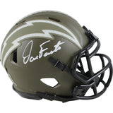 Dan Fouts Autographed San Diego Chargers 22 STS Mini Helmet Beckett 49262