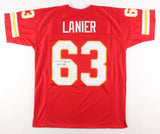 Willie Lanier Signed Kansas City Chiefs Jersey Inscribed "HOF 1986" (JSA) L.B.