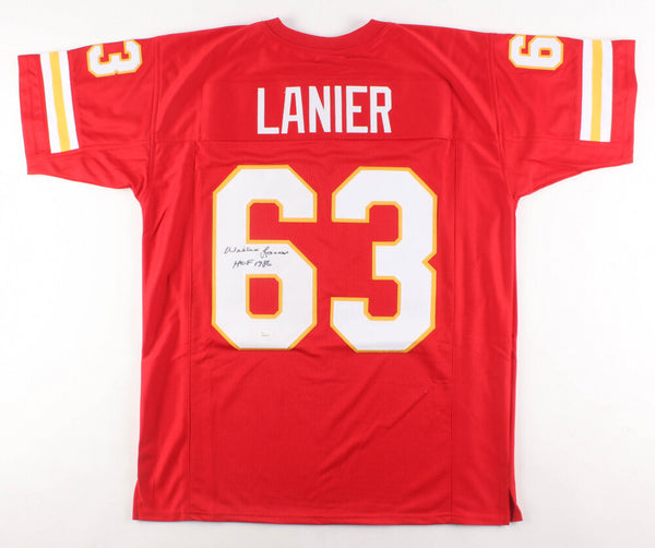 Willie Lanier Signed Kansas City Chiefs Jersey Inscribed "HOF 1986" (JSA) L.B.