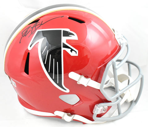 Deion Sanders Autographed Falcons 66-69 F/S Speed Helmet - Beckett W Hologram