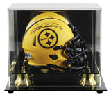 Steelers Rod Woodson Signed Rave Speed Mini Helmet W/ Case BAS Witnessed