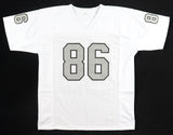 Raghib "Rocket" Ismail Signed Oakland Raiders Jersey (JSA COA) Ex-Notre Dame WR