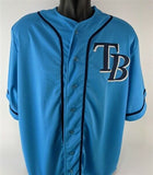 Austin Meadows Signed Tampa Bay Rays Jersey (JSA COA) 2019 All Star Outfielder