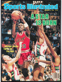 Bulls Michael Jordan Signed & Framed 20x28 A Star Is Born SI Cover Poster BAS