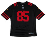 49ers George Kittle Authentic Signed Black Nike Game Jersey BAS Witnessed