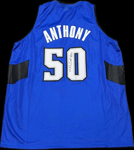 Cole Anthony Signed Jersey PSA Orlando Magic Autographed