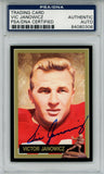 Vic Janowicz Autographed 1991 Downtown Athletic Club #16 Card PSA Slab 43790