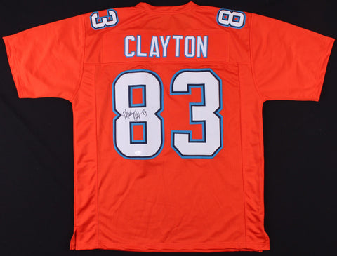 Mark Clayton Signed Miami Dolphins Jersey (JSA COA) 5xPro Bowl W.R.