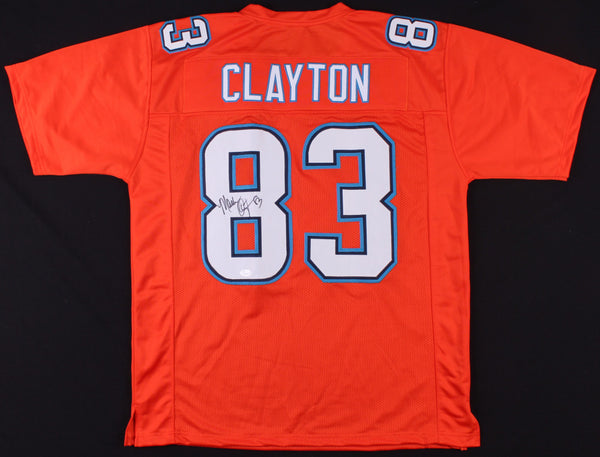 Mark Clayton Signed Miami Dolphins Jersey (JSA COA) 5xPro Bowl W.R.