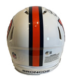 John Elway Autographed/Inscribed SB XXXII & XXXIII Champs Pro Snowcapped BAS COA