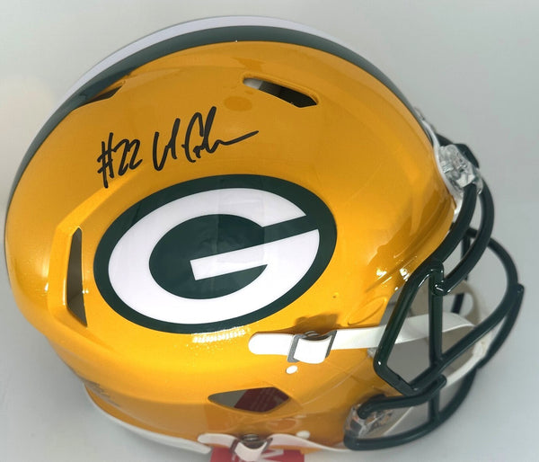 Packers Receiver MATTHEW GOLDEN Signed Full Size Authentic Speed Helmet AUTO BAS