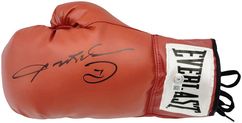Sugar Ray Leonard Signed Red Everlast Glove Left Handed LH Beckett Wit
