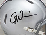 GARRETT WILSON AUTOGRAPHED OHIO STATE SILVER SPEED MINI HELMET FANATICS 216716