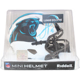 Julius Peppers Autographed Carolina Panthers Lunar Mini Helmet Beckett WIT 51769