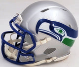JIM ZORN AUTOGRAPHED SEAHAWKS SILVER THROWBACK SPEED MINI HELMET MCS 211076