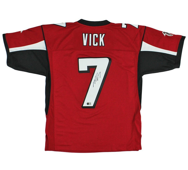 Michael Vick Signed Atlanta Falcons Mitchell & Ness 2003 Scarlett NFL Jersey