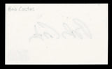 Bob Costas Broadcaster Authentic Signed 3x5 Index Card Autographed BAS #BT03518