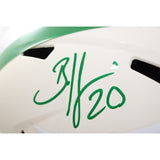 Brian Dawkins Signed Philadelphia Eagles Helmet F/S Replica Retro BAS 58613