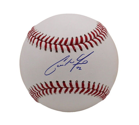 Christian Yelich Signed Milwaukee Brewers Rawlings OML White Ball
