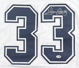 Tony Dorsett Signed Dallas Cowboys Throwback Jersey (JSA) 4xPro Bowl R.B.
