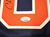 TEAM USA CLYDE DREXLER AUTOGRAPHED SIGNED BLUE JERSEY JSA STOCK #215755