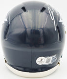 Jason Kelce Signed Philadelphia Eagles Black Speed Mini Helmet Beckett