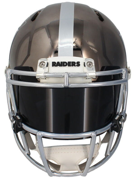 bo jackson royals football helmet Bo Jackson Autographed Raiders Chrome Authentic Helmet Beckett & GDL L – Super Sports Center