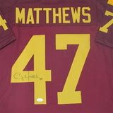 USC Trojans CLAY MATTHEWS Signed Custom Replica Jersey AUTO - JSA PACKERS