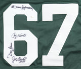 1967 Ice Bowl Signed Green Bay Packers Jerseys Signed 4 Players (JSA) See List