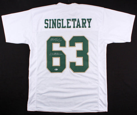 Mike Singletary Signed Baylor Bears Jersey Inscribed "2x All American" Beckett