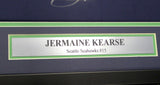 SEAHAWKS JERMAINE KEARSE AUTOGRAPHED FRAMED BLUE NIKE JERSEY MCS HOLO 107764