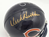 Dick Butkus & Gale Sayers Autographed Bears Blue Mini Helmet Beckett #AE16659