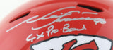 Neil Smith Signed Full Size Kansas City Chiefs Helmet Ins 6x Pro Bowl (Schwartz)