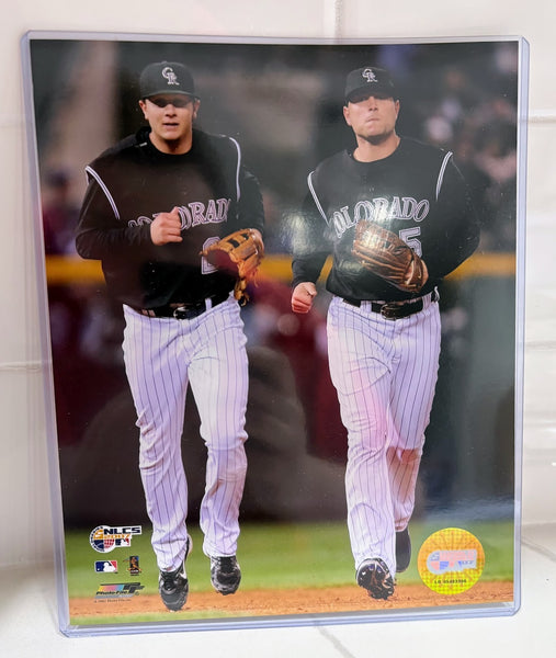 Matt Holliday & Troy Tulowitzki Rockies 2007 NLCS 8x10 Baseball Photo