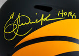Eric Dickerson Signed LA Rams F/S Eclipse Speed Helmet w/2 Insc - Beckett W Auth