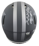 Cowboys Prescott, Smith, Parsons +1 Signed Slate F/S Speed Proline Helmet BAS W