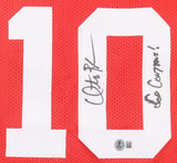 Otis Birdsong Signed Houston Cougars Jersey (Beckett) 1977 #2 Overall Draft Pick