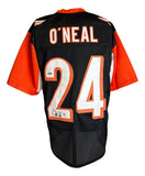 Deltha O'Neal Cincinnati Signed Black Football Jersey Tristar