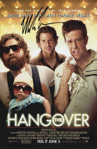 Mike Tyson Signed The Hangover 11x17 Movie Poster - (In Black) - (SCHWARTZ COA)