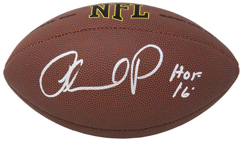 Orlando Pace Signed Wilson Super Grip Full Size NFL Football w/HOF'16 (SS COA)