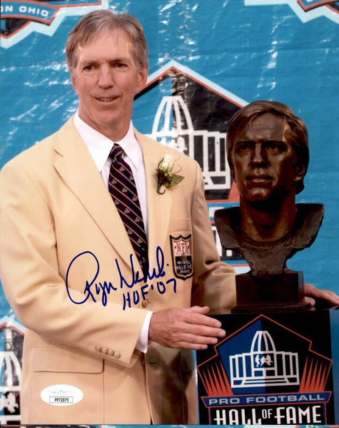 Roger Wehrli Cardinals Signed/Inscribed HOF 8x10 Photo JSA 161656