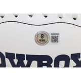 Demarcus Ware Autographed Dallas Cowboys Logo Football Beckett Witness 56377